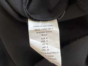 Camilla And Marc Grayson Dress in Black, size AU 6 - 5
