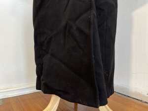 The Coatmaker Company The Noir Signature Full Length Cashmere Coat in black, size US 4 - 3