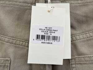 Henne Zella Cargo Pant in Grove, size 34 - 5