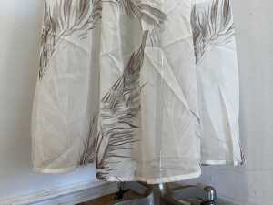 Modesees Dolman Sleeve Maxi Dress in Ivory & Taupe, size L - 3
