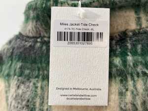 Cartel & Willow Miles Jacket in Tide Check, size XL - 5