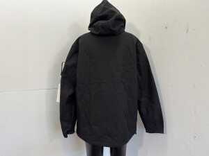 Designer style Hooded Jacket in Black. size 2XL - 5