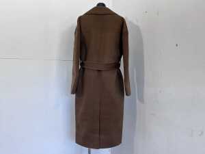 Assembly Label Ivy Wool Coat in Oak, size XS - 4