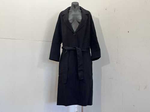 Assembly Label Jenna Wool Jacket in Black, size XL