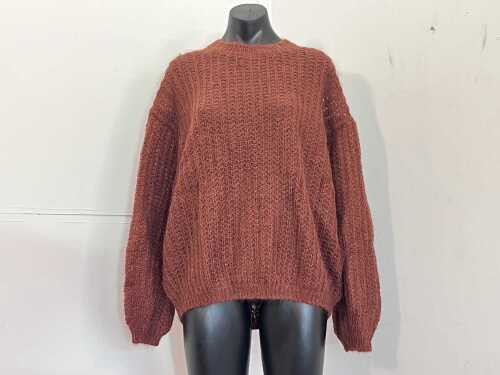 Assembly Label Tulsa Mohair Knit in Burnt Amber, size M/L