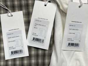 Group of Assembly Label clothing size XS - 4