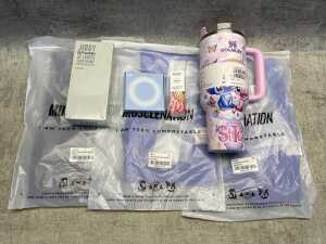 Group of Women's fitness clothing & accessories size M