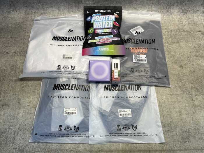Group of Women's fitness clothing & accessories size M