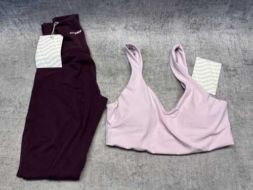 Allfenix Cloudcore Open Back Sports Bra 7/8 and Leggings size M
