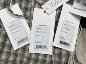Group of Assembly Label clothing size XS - 4
