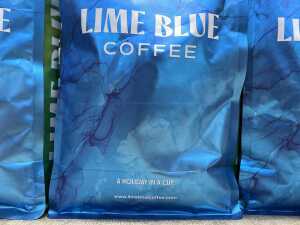 Four packs of Lime Blue Coffee - 2