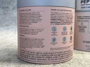 Four packs of Dr. Lewinn's Marine Collagen Peptide powder - 3