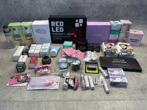 Group of beauty products