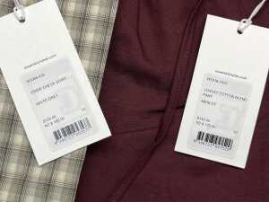 Group of Assembly Label clothing size S - 5