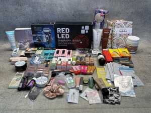 Group of beauty products