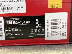 DC Pure Hight-Top WC size US 8 Men's - 5