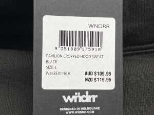WNDRR Pavilion Cropped Hood Sweat size L - 5
