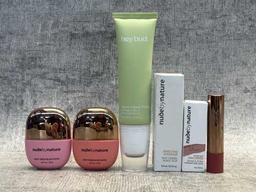 Group of Nude By Nature makeup