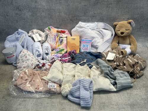 Group of baby clothing