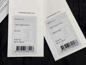 Group of Assembly Label clothing size L - 4