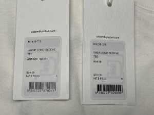 Group of Assembly Label clothing size L - 5