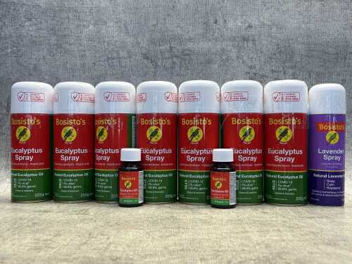 Group of Bosisto's Eucalyptus Spray