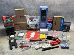 Group of garage products