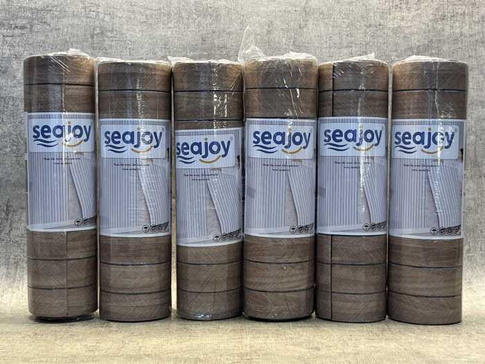 Six rolls of Seajoy wood-grain wall covering/wall stickers