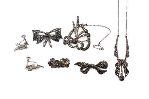 Collection of jewellery in sterling silver
