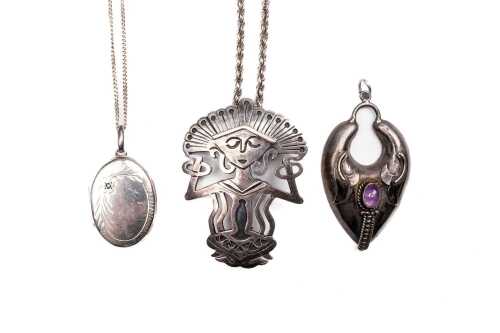 Collection of jewellery in sterling silver