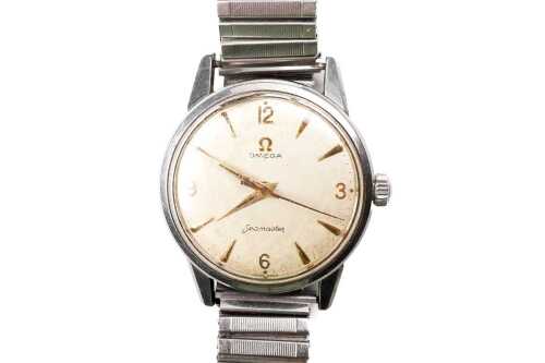 A vintage Omega Seamaster automatic watch