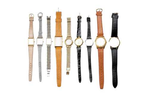 Collection of nine watches