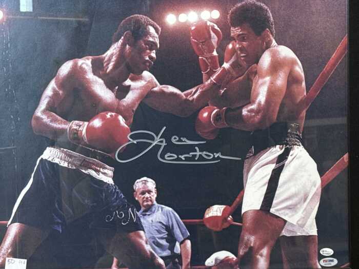 Boxing Signing Two signed boxing photographs