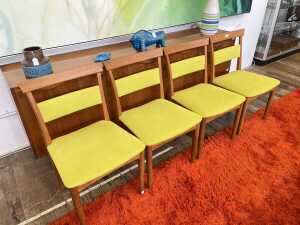 Set of 4 Chiswell mid century teak dining chairs - 2