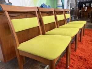 Set of 4 Chiswell mid century teak dining chairs - 3