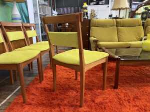 Set of 4 Chiswell mid century teak dining chairs - 4