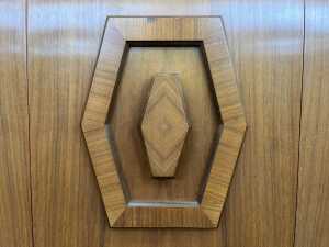 Jakob Rudowski (1927 - 1996) mid-century wall mounted bar unit. - 6