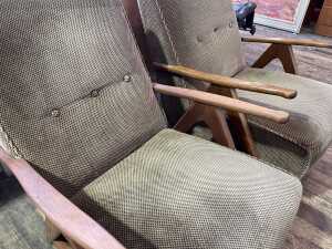 Schulim Krimper (1893-1971) pair of armchairs - 4