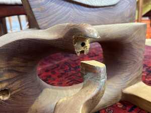 Sol Shapiro, organic form coffee table base, 1973. - 3