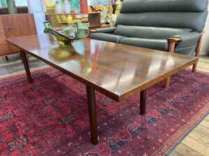 Danish mid century rosewood coffee table - 2