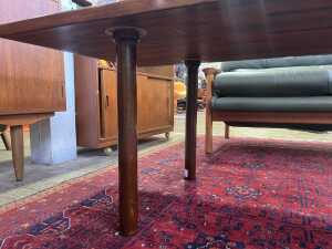 Danish mid century rosewood coffee table - 3