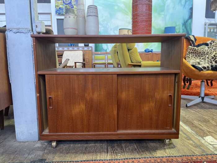 Mid century teak stereo/record cabinet