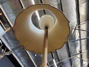 Mid century teak standard lamp - 2
