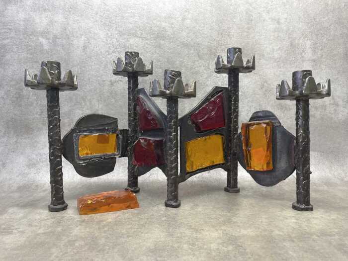 Brutalist candelabra