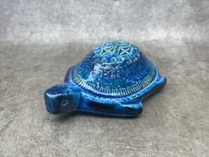 A Bitossi mid-century Blue Rimini ceramic turtle - 2