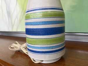 A Bitossi mid-century Fasce Colorate ceramic lamp - 3