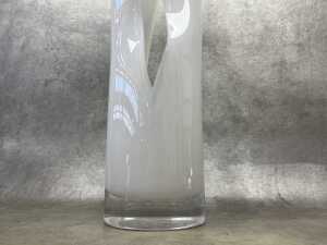 A Orrefors white glass vase - 2