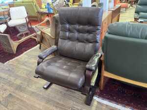 Gerald Easden for Module, mid-century cantilever reclining armchair.