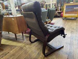 Gerald Easden for Module, mid-century cantilever reclining armchair. - 4