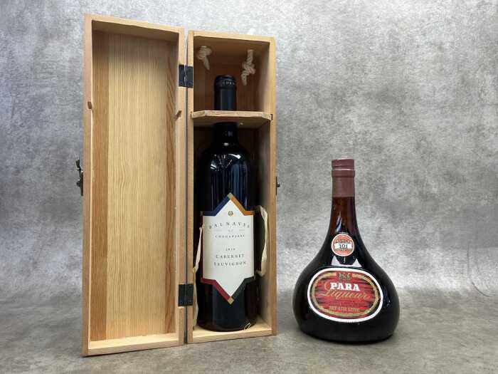 Two bottles of alcohol